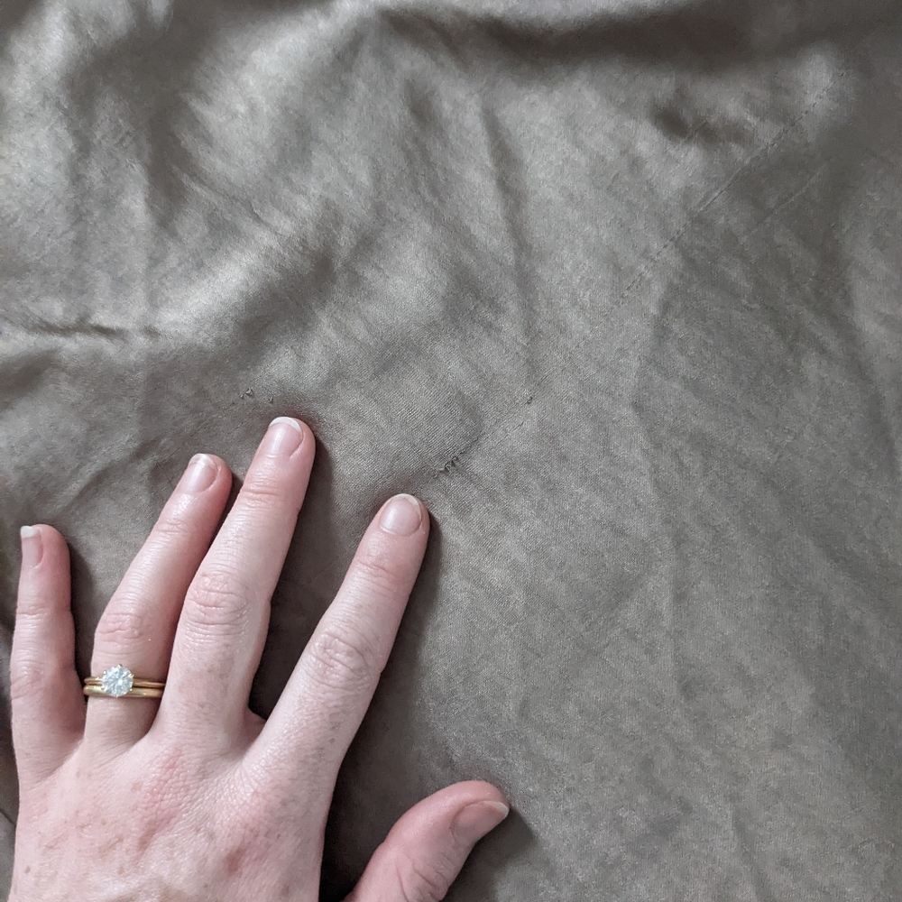 Oak + Fort Midi Slip Dress Taupe Size S - Picture 11 of 12